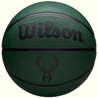 Piłka do koszykówki Wilson NBA Team Tribute Solid Milwaukee Bucks Ball WZ4025417XB Wilson
