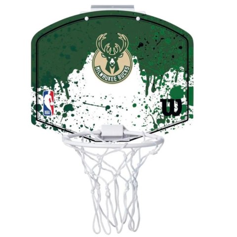 Tablica do koszykówki Wilson NBA Team Milwaukee Bucks Mini Hoop WTBA1302MIL Wilson