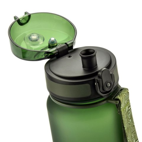 Bidon sportowy Meteor 650 ml ciemnozielony