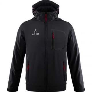 Kurtka Softshell Alpinus Stenshuvud czarna BR43371 Alpinus