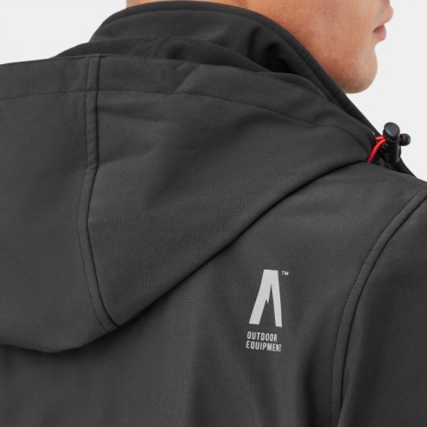 Kurtka Softshell Alpinus Stenshuvud czarna BR43371 Alpinus