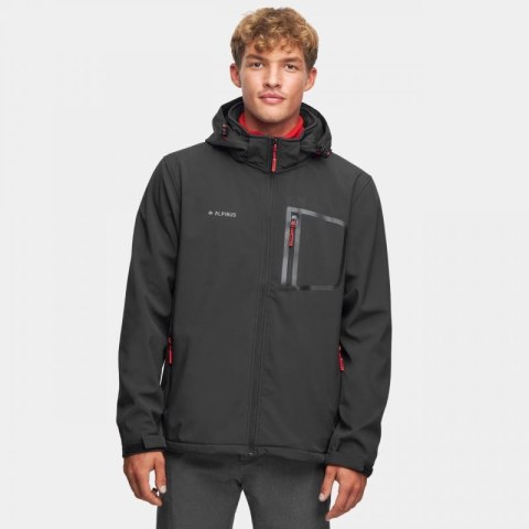 Kurtka Softshell Alpinus Stenshuvud czarna BR43371 Alpinus