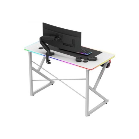 Biurko gamingowe Huzaro Hero 1.7 RGB White