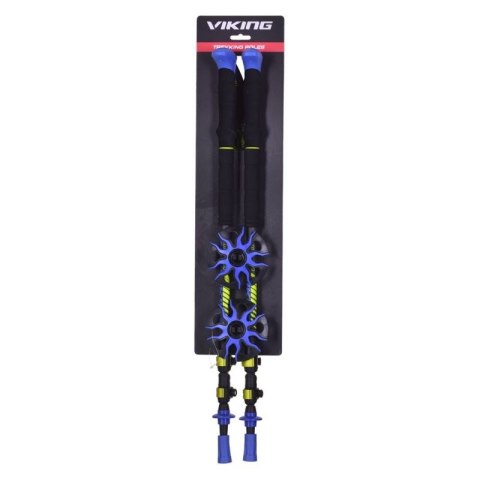 Kije Viking Carbo Lite Trekking czarno/limonkowe Viking