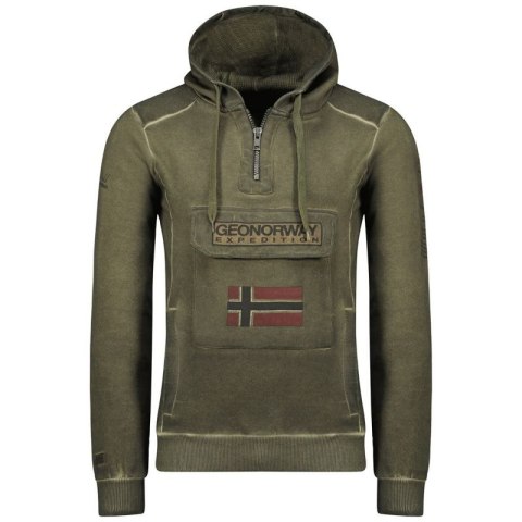 Bluza Geographical Norway Gymclass EO Tiedye Badge M WU8270H-GNO-KAKI