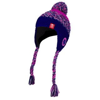 Dzianinowa czapka Trollkids Girls Borgund Bobble Cap dla dziewczynki (922-114) Trollkids