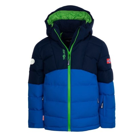 Kurtka z kapturem zimowa dziecięca Trollkids Kids Gryllefjord wodoodporna niebieska/granatowa (365-100) Trollkids