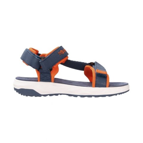 Sandały sportowe dziecięce dla chłopca/dziewczynki Trollkids Kids Lysefjord Sandal mystic blue/orange (666-142) Trollkids