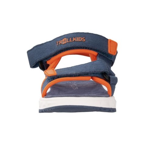 Sandały sportowe dziecięce dla chłopca/dziewczynki Trollkids Kids Lysefjord Sandal mystic blue/orange (666-142) Trollkids