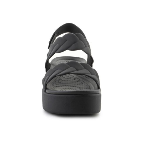 Sandały Crocs Brooklyn Woven Low Wedge W 209977-060 Crocs