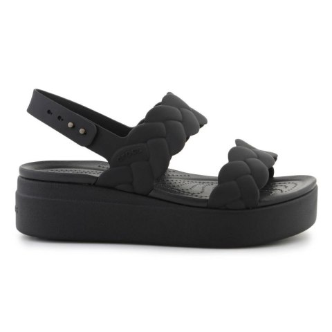 Sandały Crocs Brooklyn Woven Low Wedge W 209977-060 Crocs