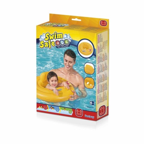 Koło dmuchane Bestway 32096 Swim Safe Wondersplash Round 3-Ring Baby Boat 92800497001 Bestway