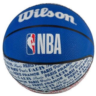 Piłka do koszykówki Wilson NBA City Paris Mini Ball WZ4033001XB Wilson