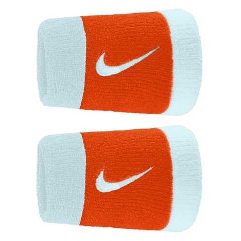 Frotki na nadgarstek Nike Swoosh Doublewide Wristbands 92800648540 Nike