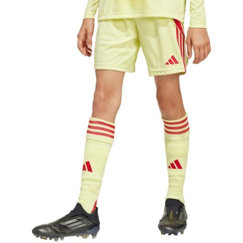Spodenki dla dzieci adidas Tiro 24 żółto-czerwone JC6206 Adidas