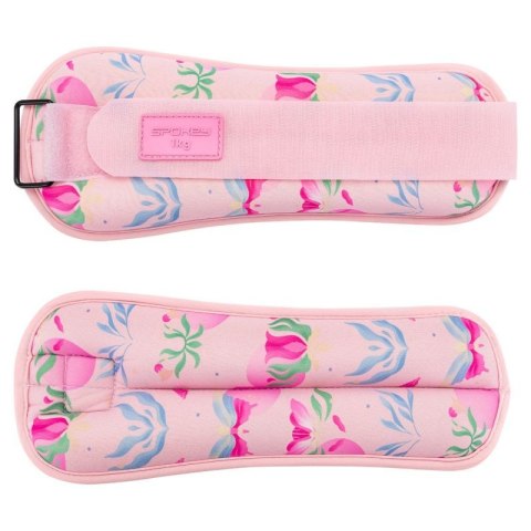 Obciążenia na kostki i nadgarstki Spokey The Bloom Form 2x 1 kg SPK-944491 Spokey