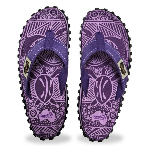 Japonki Gumbies Islander Flip-Flops Unisex Purple Signature GU-FFISL151 Gumbies