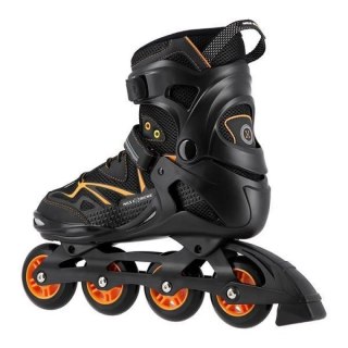 Łyżworolki NILS Extreme NA9022 czarno-pomarańczowe rozm. 42 (WYPRZEDAŻ)