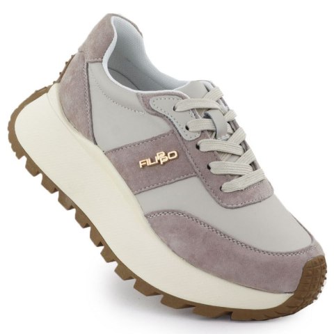 Buty Filippo na grubej platformie W DP6785 PAW637A Filippo