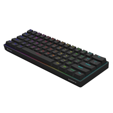 SAVIO KLAWIATURA MECHANICZNA BLACKOUT X2 OUTEMU PEACH SILENT HOT SWAP