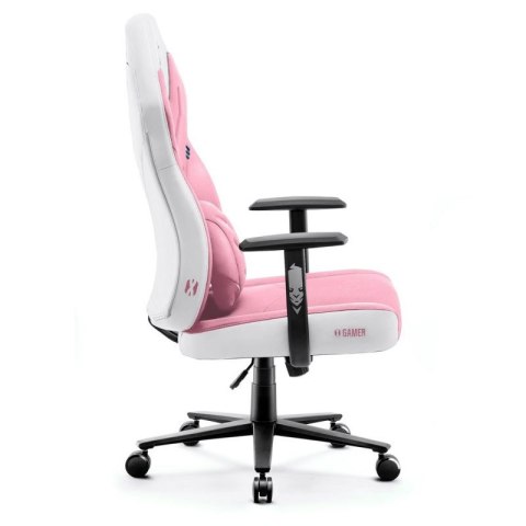 Fotel gamingowy DIABLO X-GAMER różowo-biały