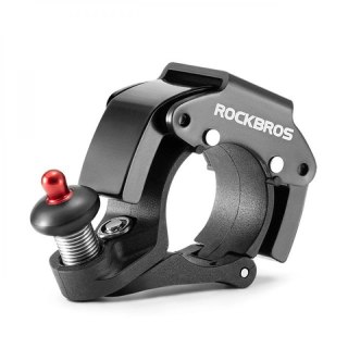 Dzwonek rowerowy Rockbros 34210006001 kształt C - czarny Inny