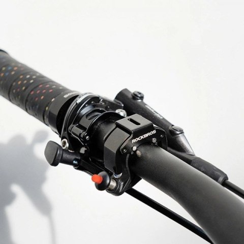 Dzwonek rowerowy Rockbros 34210006001 kształt C - czarny Inny