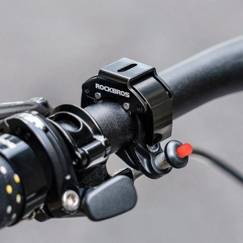Dzwonek rowerowy Rockbros 34210006001 kształt C - czarny Inny
