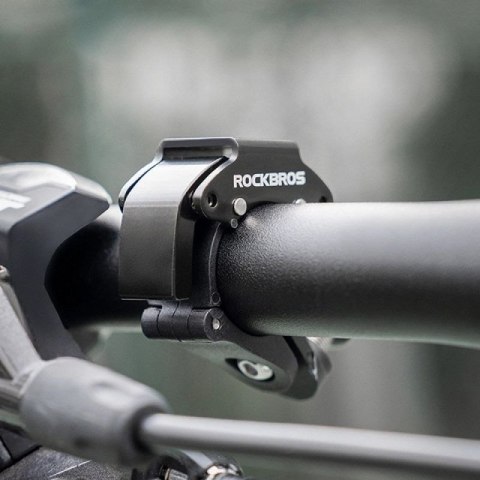 Dzwonek rowerowy Rockbros 34210006001 kształt C - czarny Inny