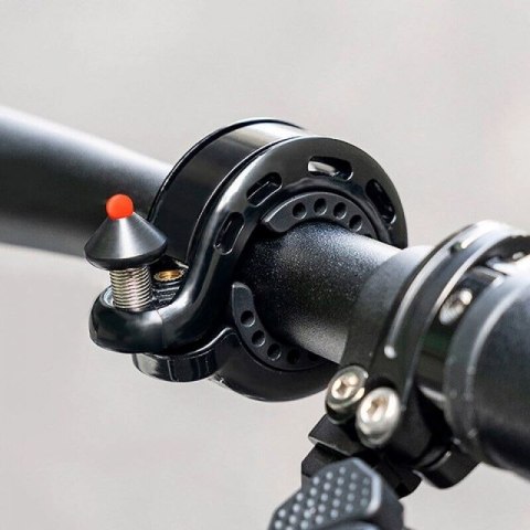 Dzwonek rowerowy Rockbros 34210028001 w kształcie litery Q - czarny Inny