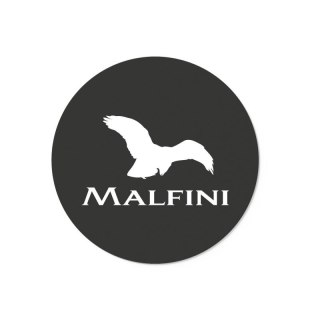 Naklejka MALFINI (czarny)