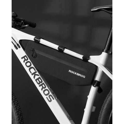 Sakwa rowerowa Rockbros AS-043 na rzepy 3l - czarna