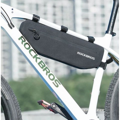 Sakwa rowerowa Rockbros AS-043 na rzepy 3l - czarna