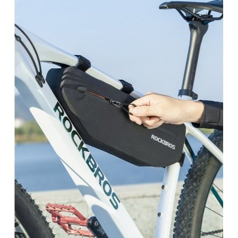 Sakwa rowerowa Rockbros AS-043 na rzepy 3l - czarna