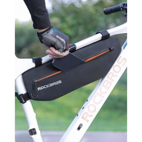 Sakwa rowerowa Rockbros AS-043 na rzepy 3l - czarna