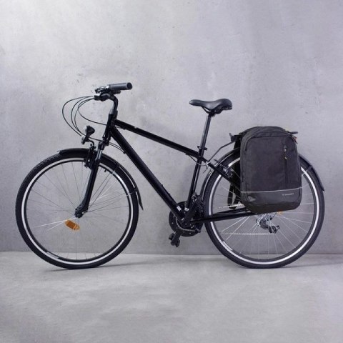 Wozinsky torba rowerowa podwójna plecak 2w1 30l czarna (WBB30BK)