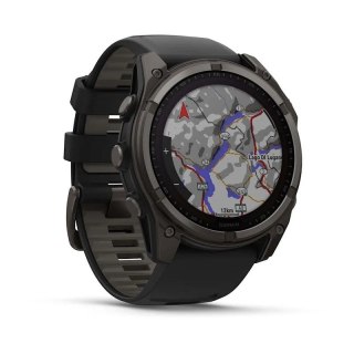 Zegarek Garmin Fenix 8 Solar Sapphire Titanium Carbon Grey DLC Black Garmin