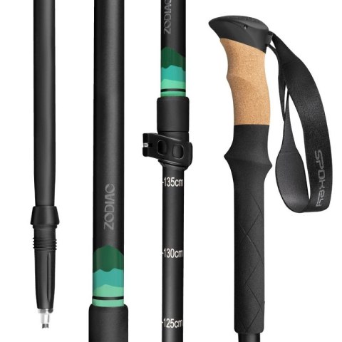 Kije trekkingowe Spokey Zodiac 105-135 cm trzysegmentowe SPK-944819 Spokey