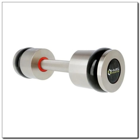 Hantle chromowane 2x7kg silikonowe elementy HMS HH07 HMS