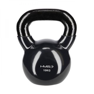 Kettlebell winylowy 10 kg czarny HMS KNV10 HMS