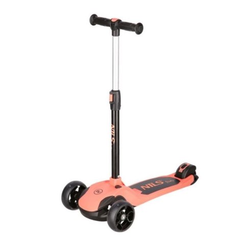 Hulajnoga dziecięca NILS FUN HLB122 LED różowa