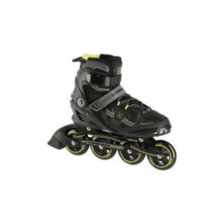 ŁYŻWOROLKI NILS EXTREME NA9157 CZARNO-ZŁOTE ROZM. 40