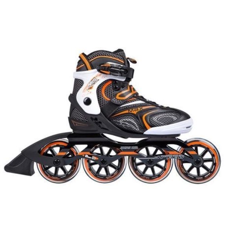 Łyżworolki NILS Extreme NA1060S czarno-pomarańczowe rozm. 39