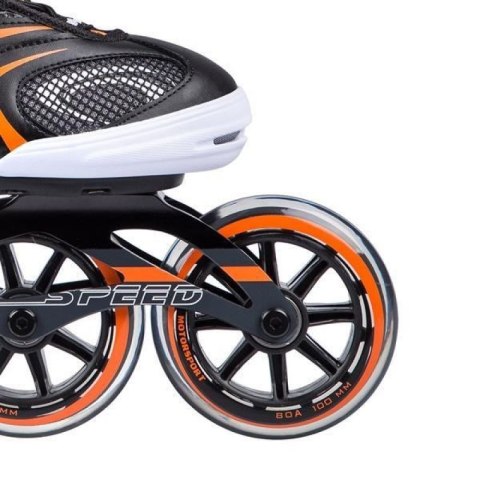 Łyżworolki NILS Extreme NA1060S czarno-pomarańczowe rozm. 39
