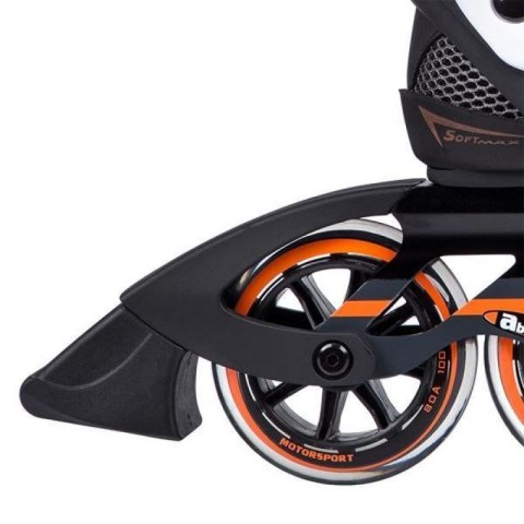 Łyżworolki NILS Extreme NA1060S czarno-pomarańczowe rozm. 39