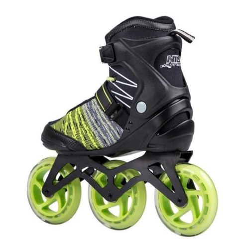 Łyżworolki NILS Extreme NA1206 czarno-zielone rozm. 40