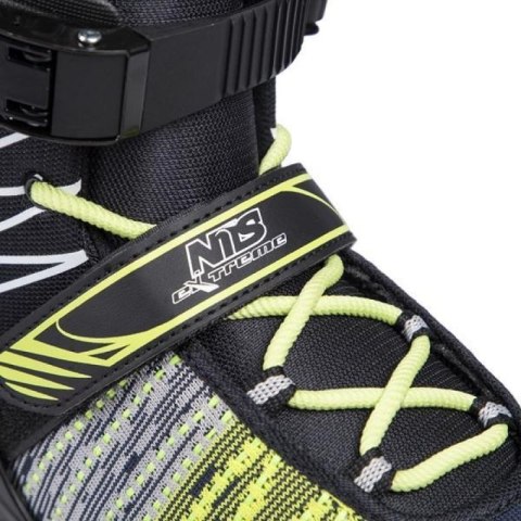 Łyżworolki NILS Extreme NA1206 czarno-zielone rozm. 40