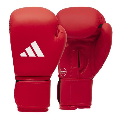 Rękawice bokserskie turniejowe adidas z atestem IBA czerwone Adidas