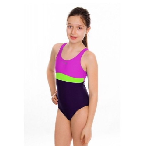 Strój kąpielowy Aqua-speed Emily Junior różowo-fioletowy Aqua-Speed