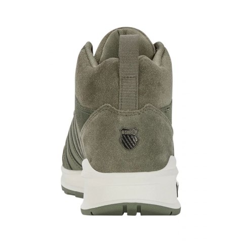 Buty skórzane męskie K-Swiss Vista Trainer MID WNT wysokie sneakersy zielone (07145-379-M)